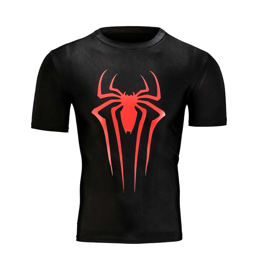 2016 New Compressed T-Shirt Hot Sale Super Hero Printed T Shirt Men ...