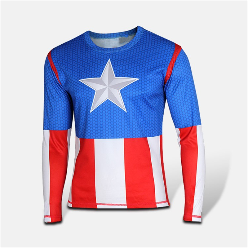 t shirt captain america sport