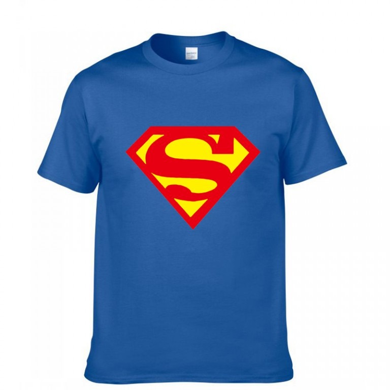 Mens t shirts fashion 2015 summer brand t shirt men Super Hero Superman ...