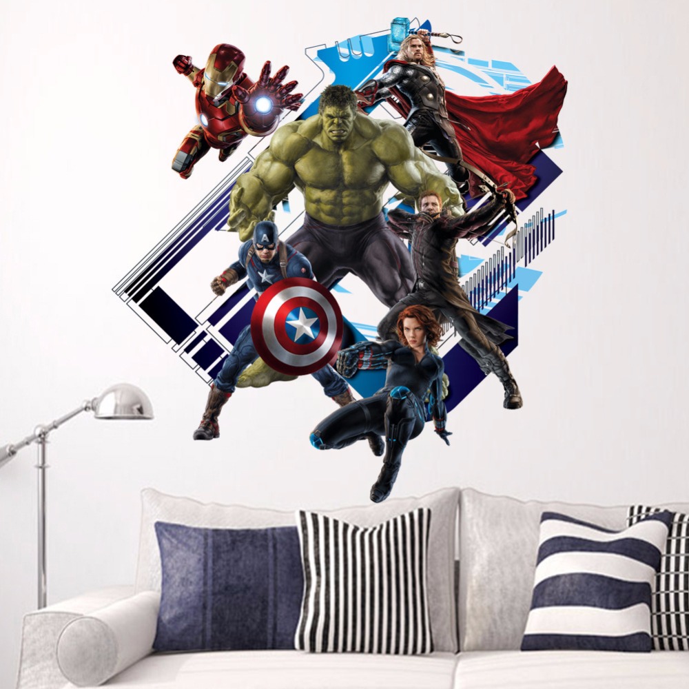 Captain America Marvel Avengers Superhero Wall Art Decal Sticker Picture Poster