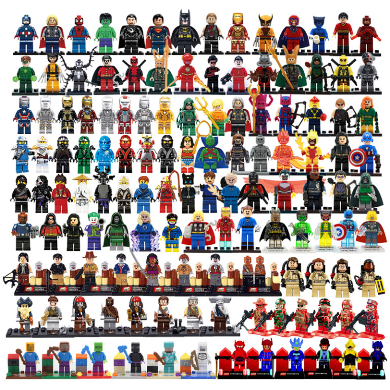 STAR WARS TMNT Avengers TV figures super hero minifigures building ...