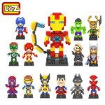 LOZ The Hero Deadpool Captain America Iron Man Thor Loki Diamond ...