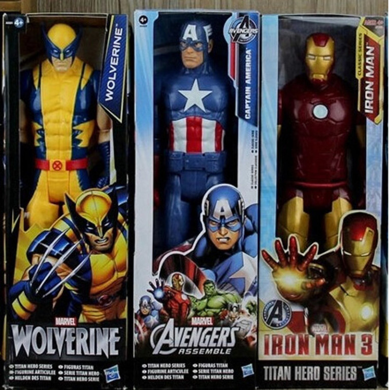 The Avengers Captain America Wolverine Spiderman Marvel Iron Man The ...