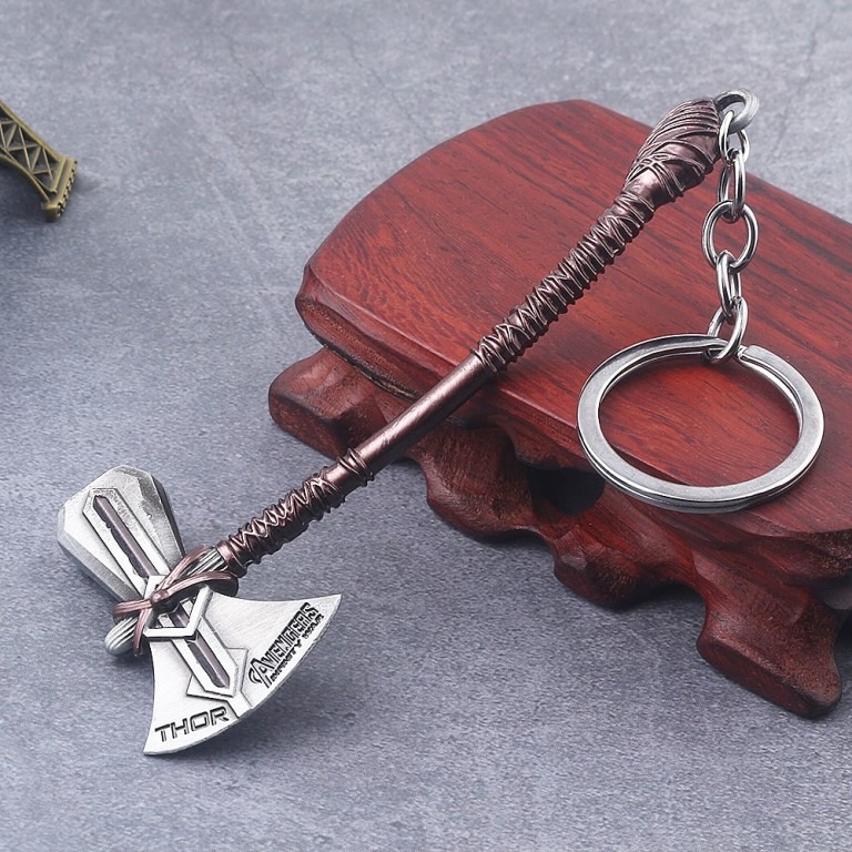 Thor Axe keychain Avengers Infinity War Superhero Black Panther ...