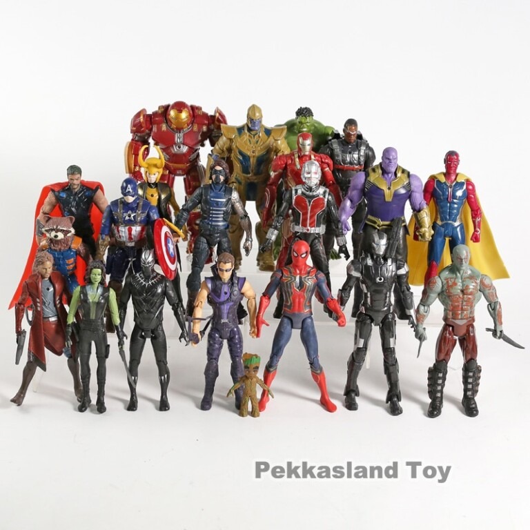 21pcs/set Avengers Infinity War Action Figures Toys Iron Man Captain ...